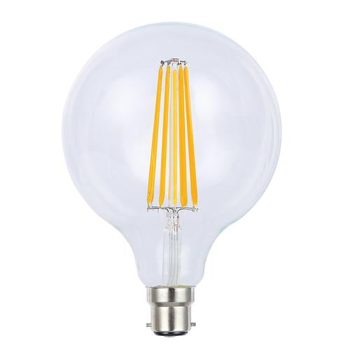 LED filament G125 Spherical Dimmable 8W B22 Globe
