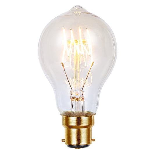 Vintage Filament GLS dimmable 25W B22 Warm White Globe