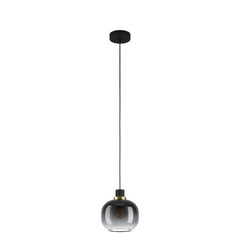 Oilella 1LT Smoked Glass Pendant