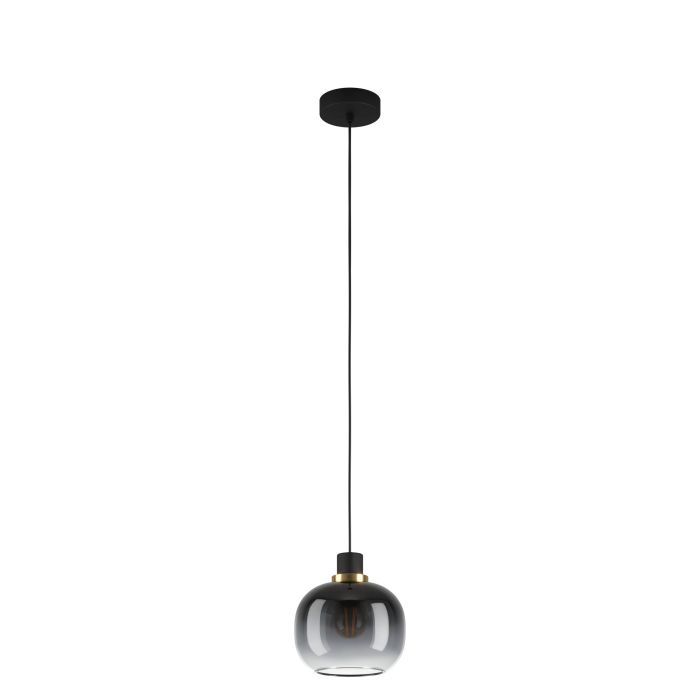 Oilella 1LT Smoked Glass Pendant