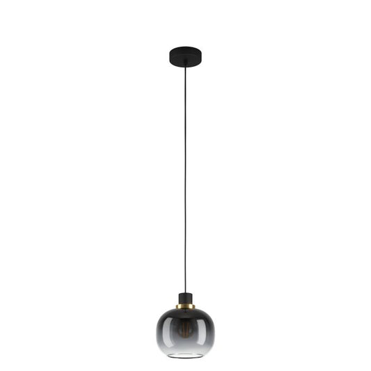 Oilella 1LT Smoked Glass Pendant