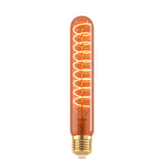 LED Copper Spiral T30 4W E27 Warm White Globe