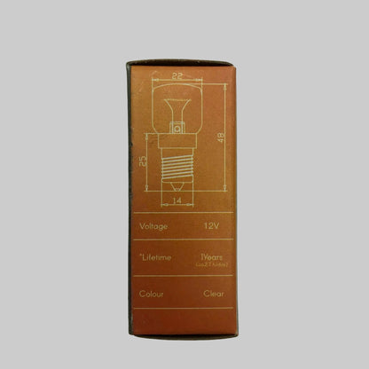 Box with technical specifications on a light gray background