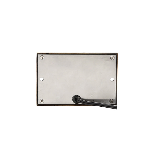 PI-SLC2110WB Small Weathered Bronze Louvered Step Light 12V
