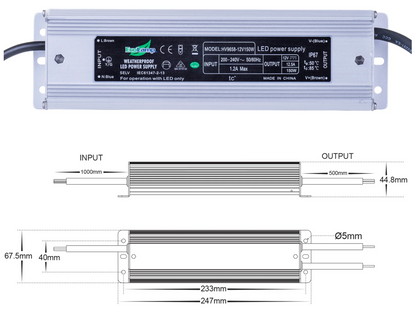 12v Weatherproof LED Driver