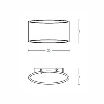 Olympia Cove Concrete Wall Light