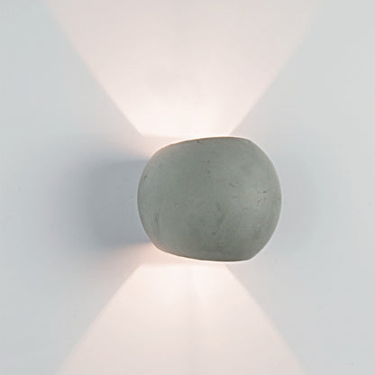 Olympia Sphere Concrete Wall Light
