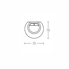 Olympia Sphere Concrete Wall Light