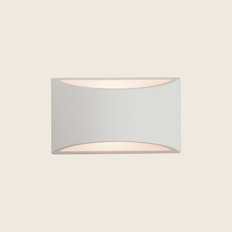 Olympia Arc Gypsum Wall Light