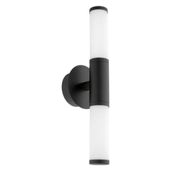 Palmera 1 2LT Vanity Wall Light Black