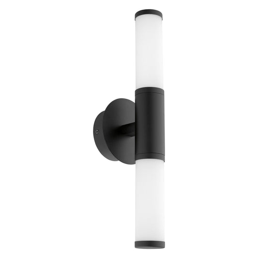 Palmera 1 2LT Vanity Wall Light Black