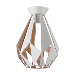 Carlton 1 DIY Ceiling Light White & Gold
