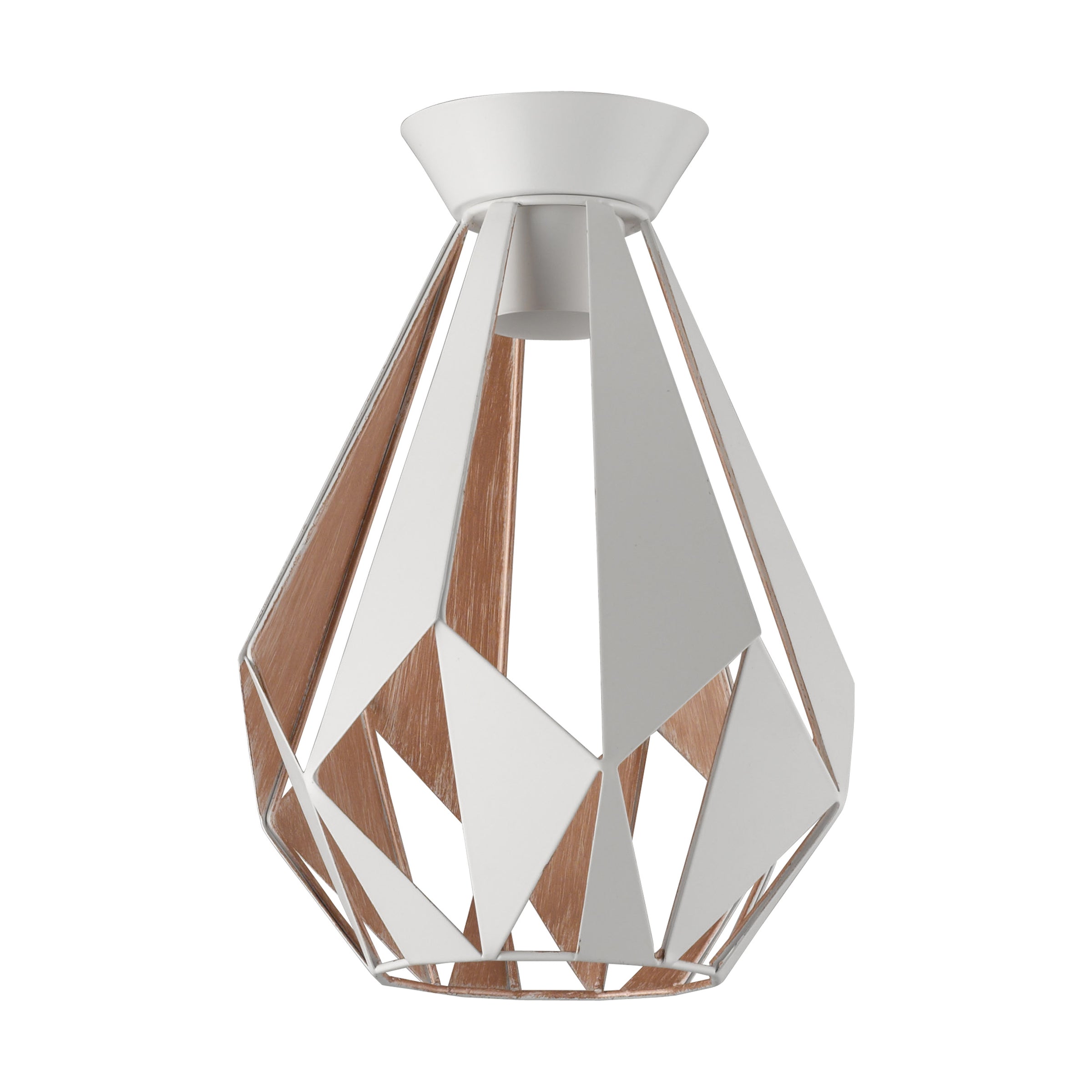 Carlton 1 DIY Ceiling Light White & Gold