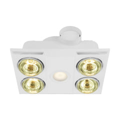 Heatflow 4 3-in-1 Exhaust Fan White