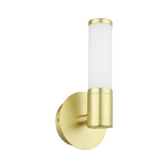 Palmera 1 Vanity Wall Light Brushed Brass