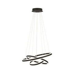 Tonarella 3LT LED Pendant Black