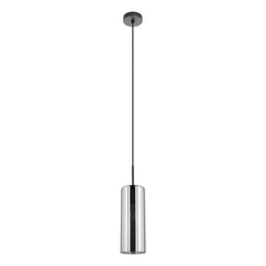 Selvino Pendant with Black Smoke Glass