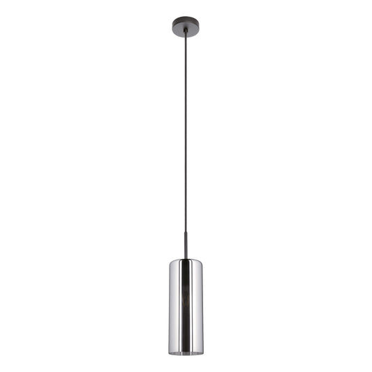 Selvino Pendant with Black Smoke Glass