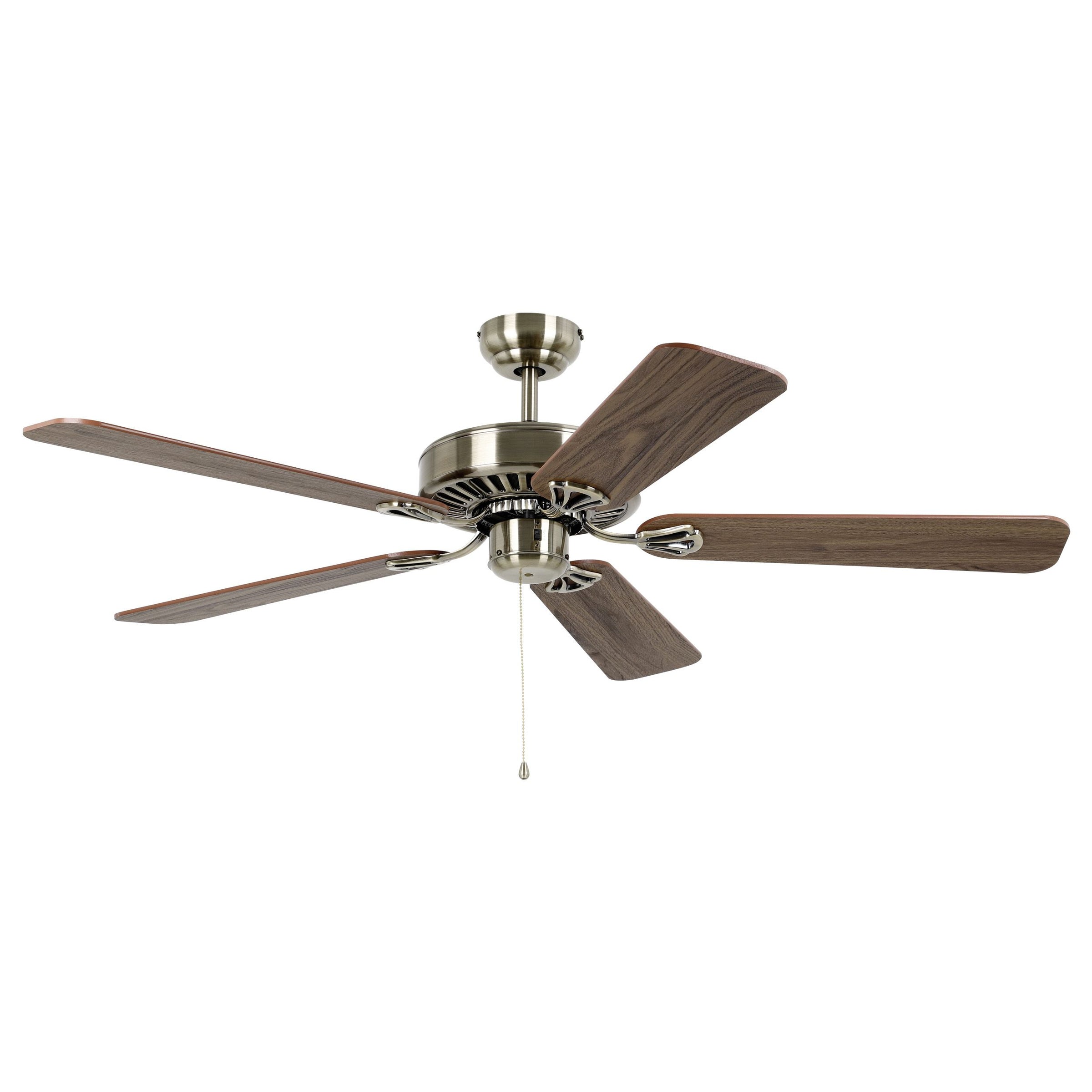 Waikiki 52" AC Ceiling Fan Antique Bronze & Walnut