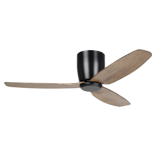 Seacliff 44" Low Profile DC Ceiling Fan Light Walnut