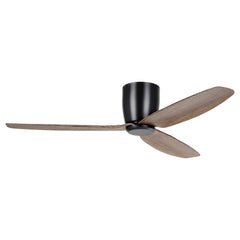 Seacliff 52" Low Profile DC Ceiling Fan Light Walnut