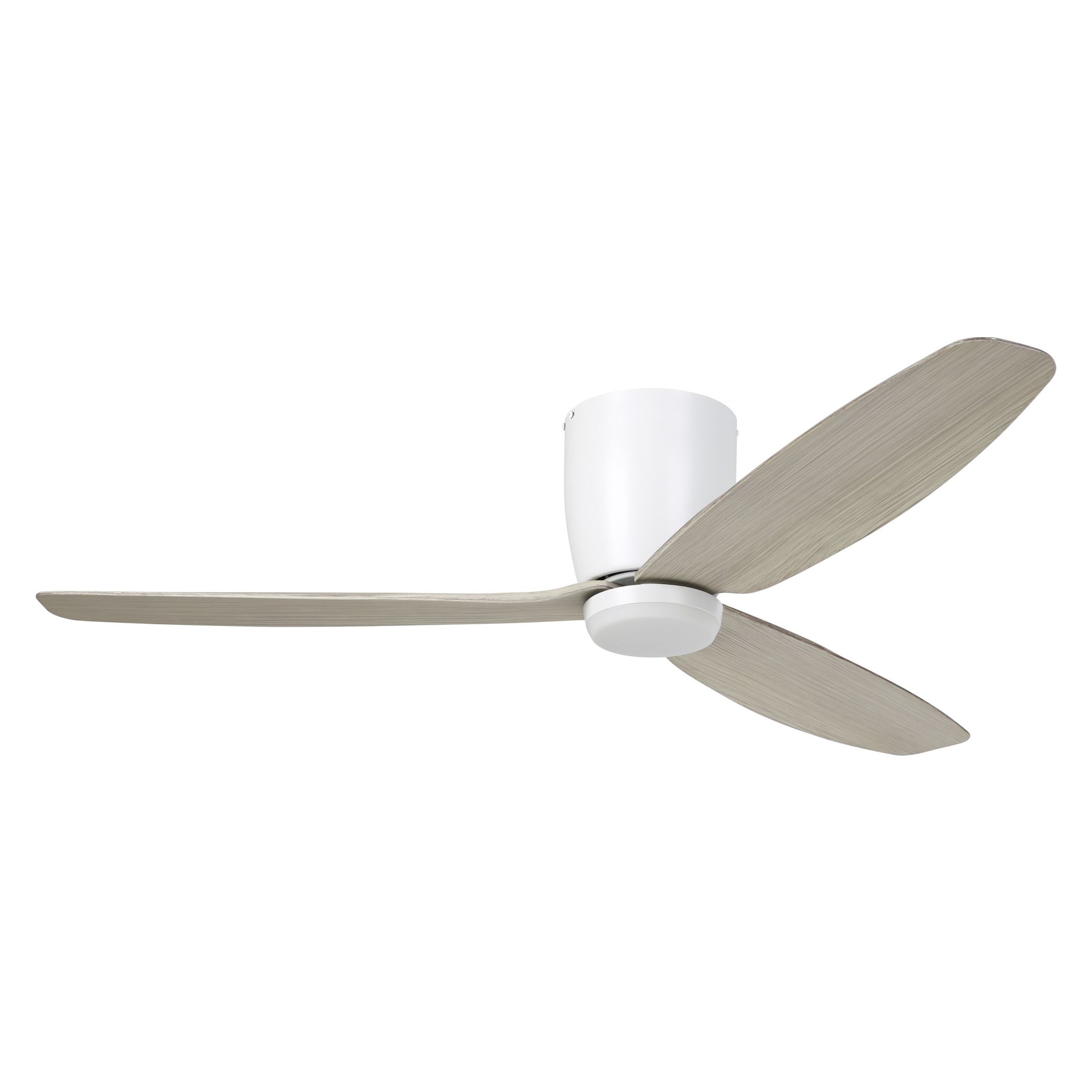Seacliff 52" Low Profile DC Ceiling Fan with LED Light Gessami Oak