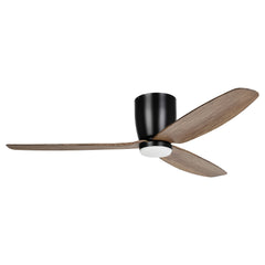 Seacliff 52" Low Profile DC Ceiling Fan with LED Light Light Walnut