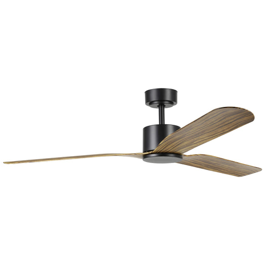 Iluka 60" DC Ceiling Fan Black & Walnut