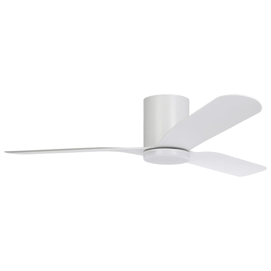 Iluka Hugger 52" DC Ceiling Fan White with LED Light