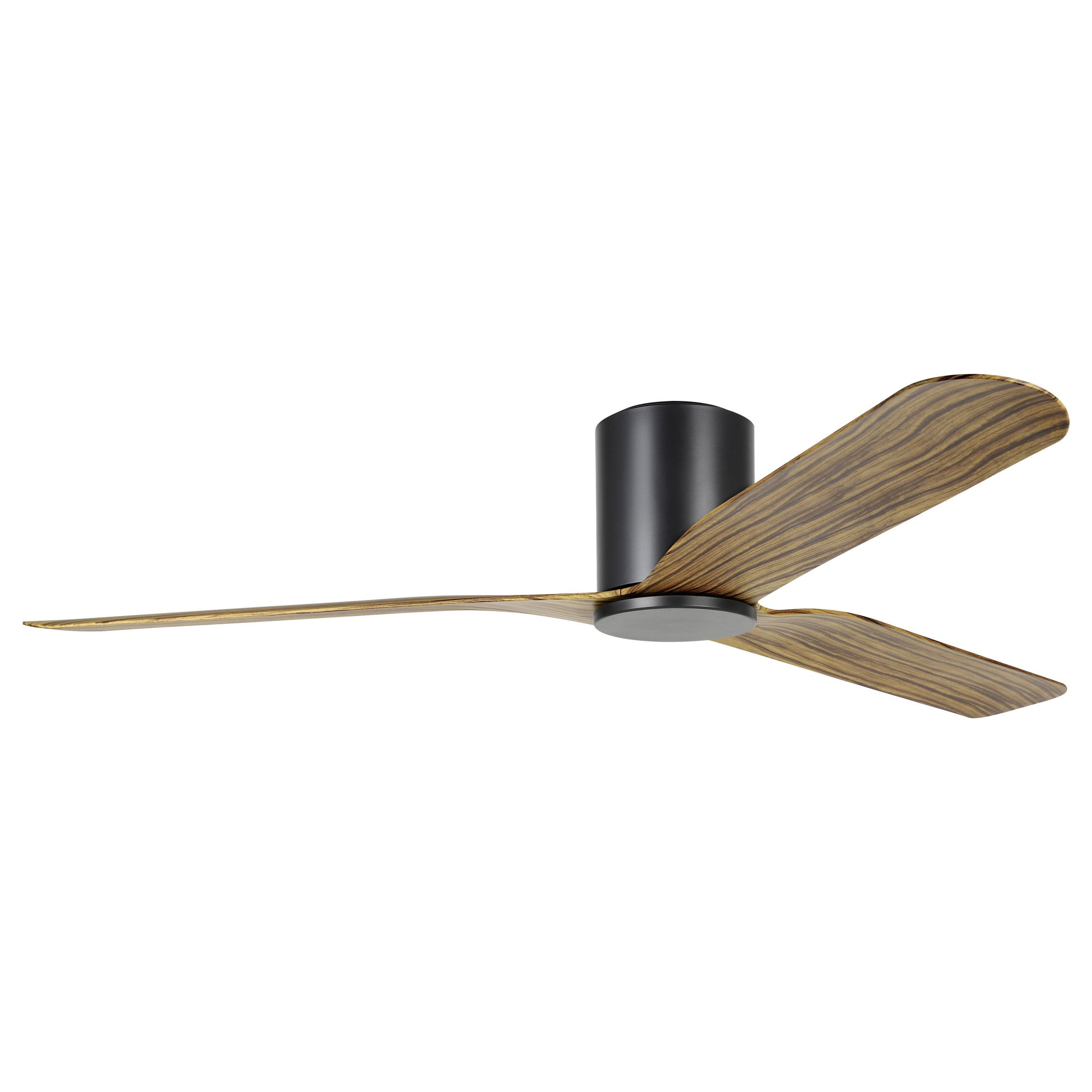 Iluka Hugger 60" DC Ceiling Fan Black & Walnut