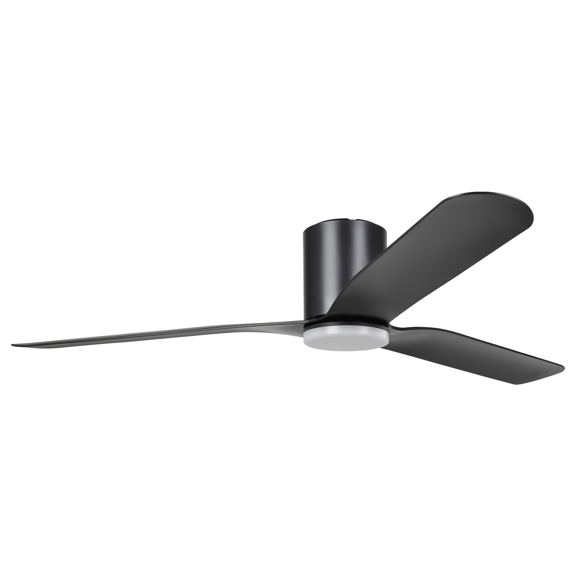 Iluka Hugger 60" DC Ceiling Fan Black with LED Light