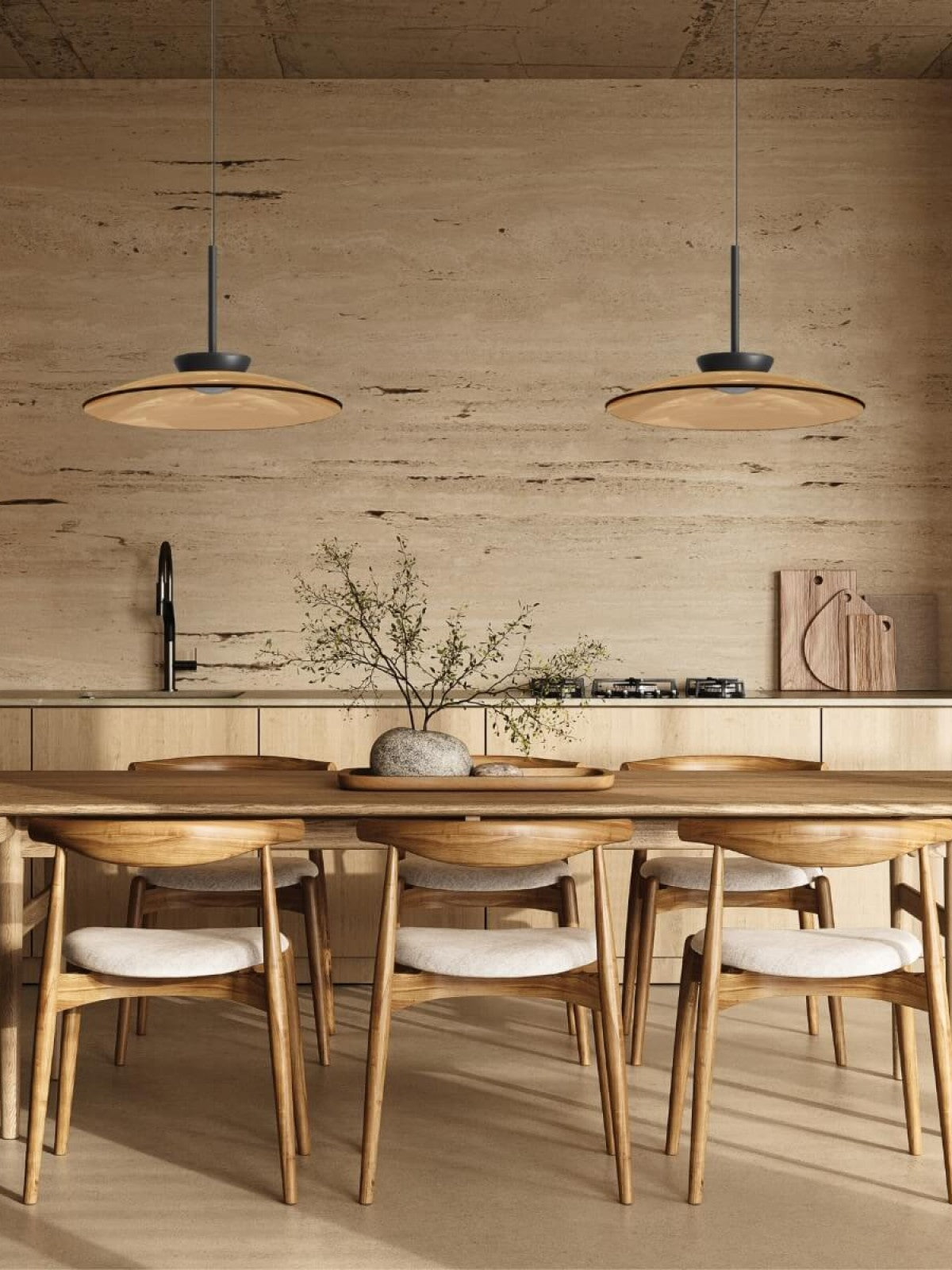 Aither 50cm Glass LED Pendant