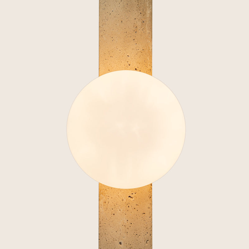 Petra Stilos Travertine Wall Light
