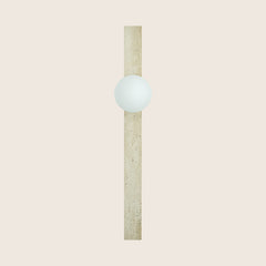 Petra Stilos Travertine Wall Light
