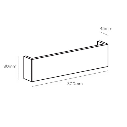 Olympia Linea Gypsum LED Wall Light