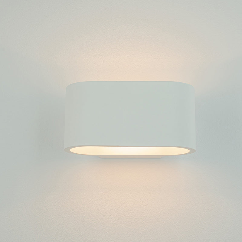 Olympia Ellipse Gypsum Wall Light