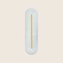 Zeus Curve Alabaster LED Wall Light