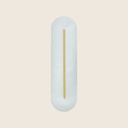 Zeus Curve Alabaster LED Wall Light