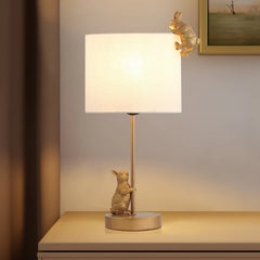 Playing Rabbits Table Lamp