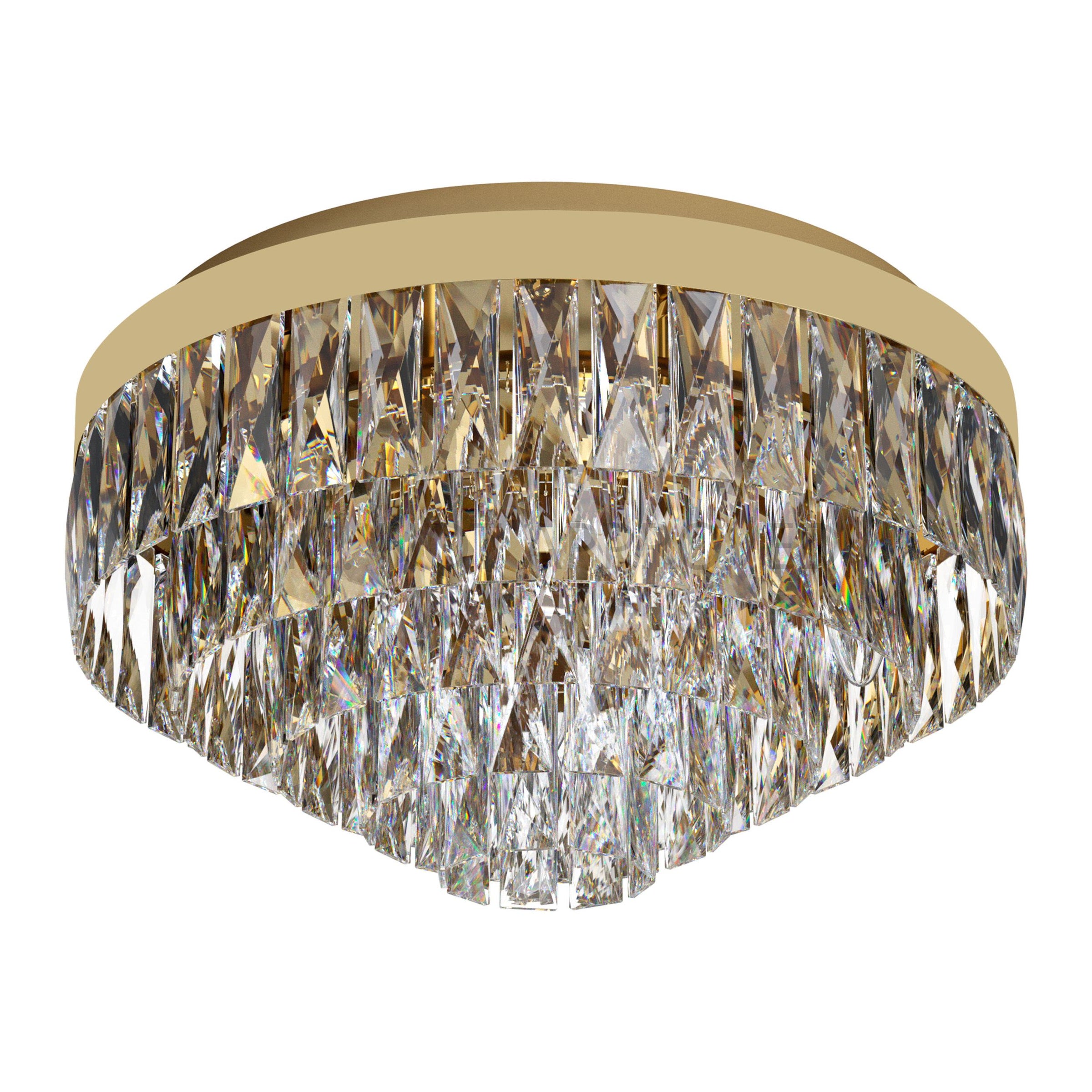 Valparaiso 1 Close to Ceiling Light Small Gold