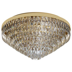 Valparaiso 1 Close to Ceiling Light Large Gold