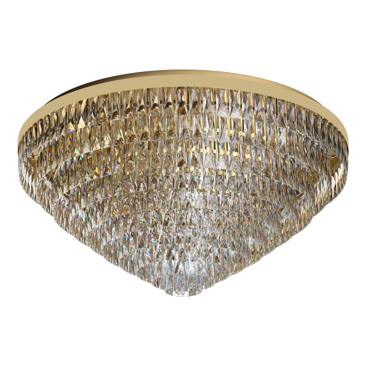 Valparaiso 1 Close to Ceiling Light Extra Large Gold