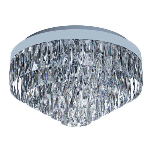 Valparaiso 1 Close to Ceiling Light Small Chrome