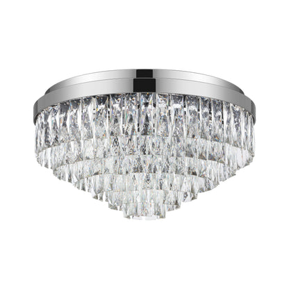 Valparaiso 1 Close to Ceiling Light Medium Chrome