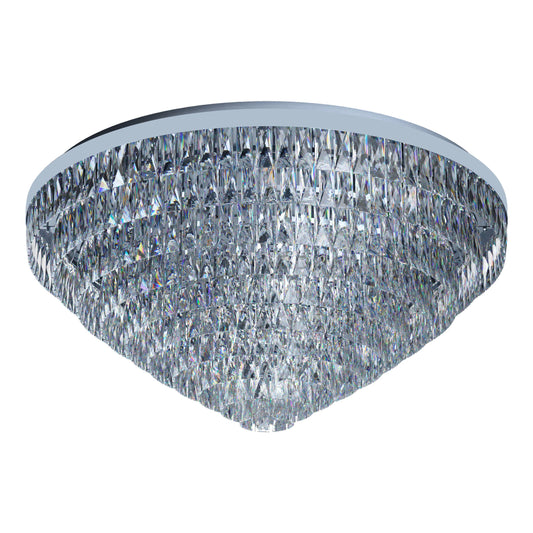Valparaiso 1 Close to Ceiling Light Extra Large Chrome