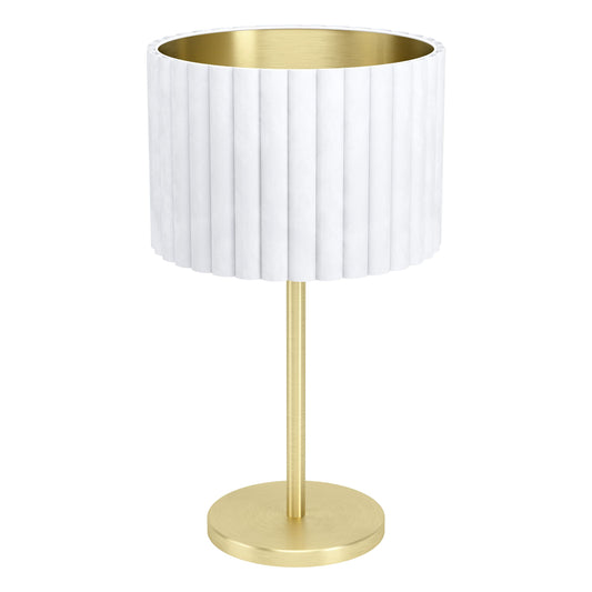 Tamaresco Table Lamp Brass & White