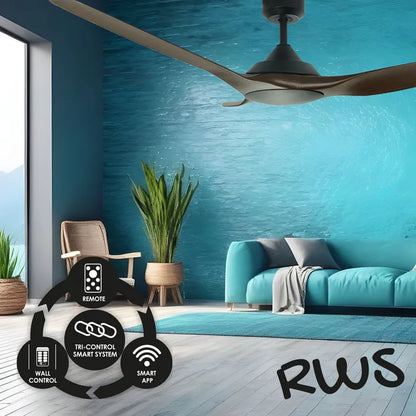 Raven RWS 46" DC Ceiling Fan Walnut