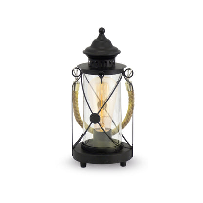 Bradford Lantern Table Lamp Black