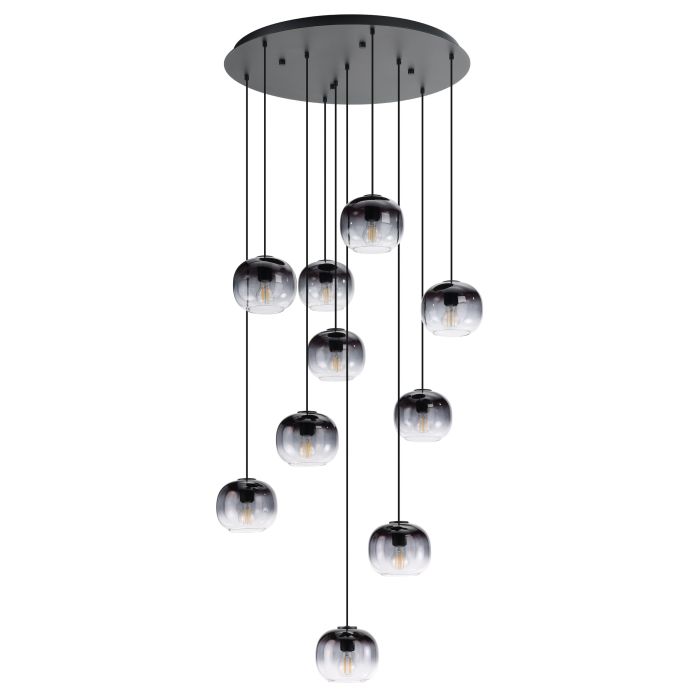 Oilella 10LT Smoked Glass Pendant