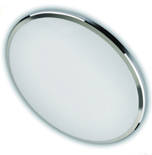 Vesta 18W Tri-Colour LED Small Oyster Chrome